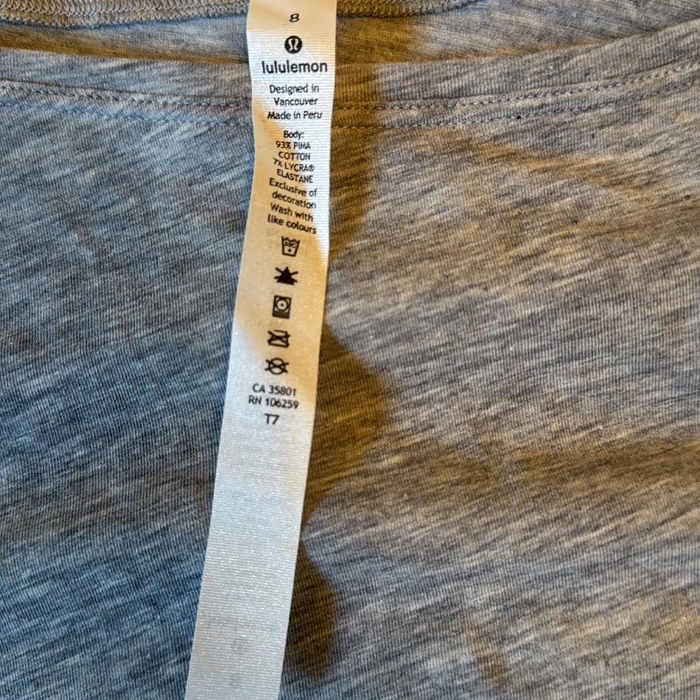 Lululemon Basic Soft Shirt Gray - image 2